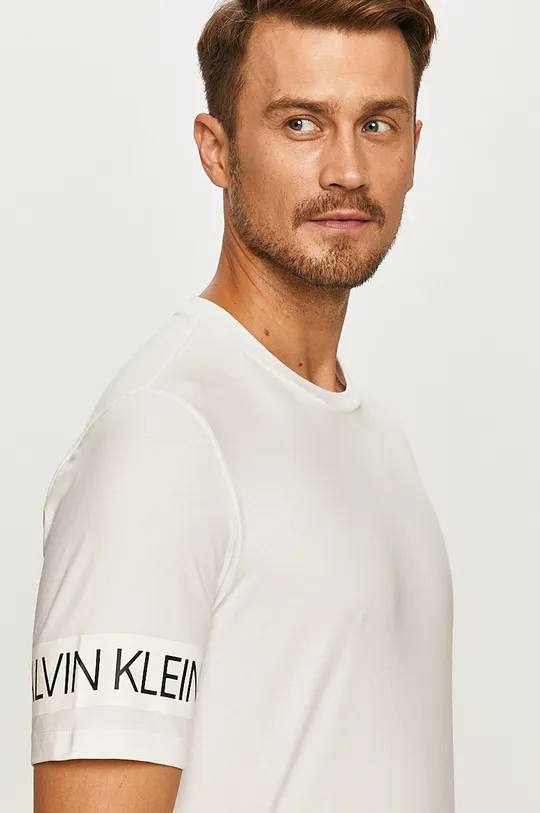 biały Calvin Klein Performance - T-shirt