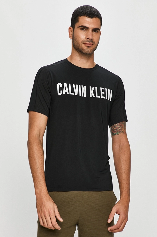 czarny Calvin Klein Performance - T-shirt Męski