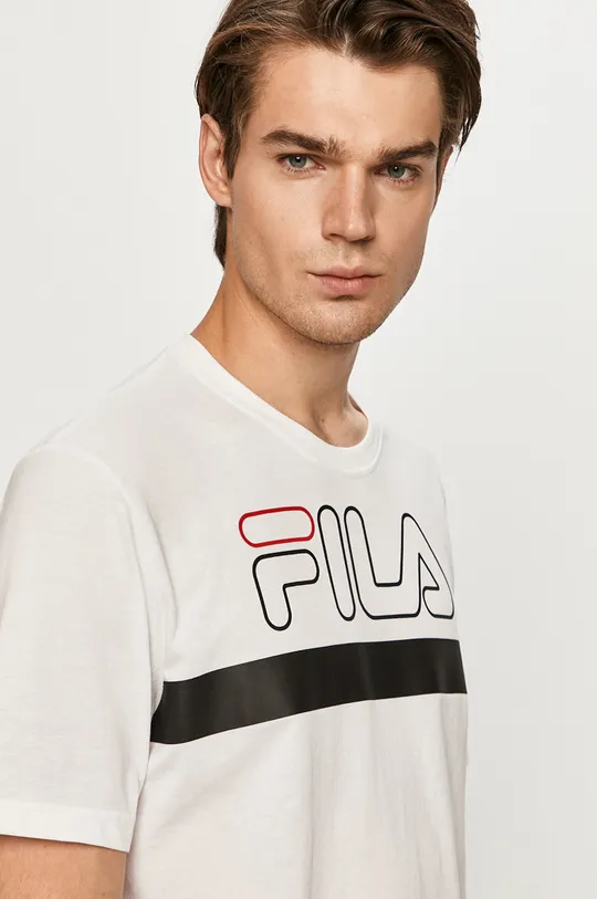 biały Fila - T-shirt