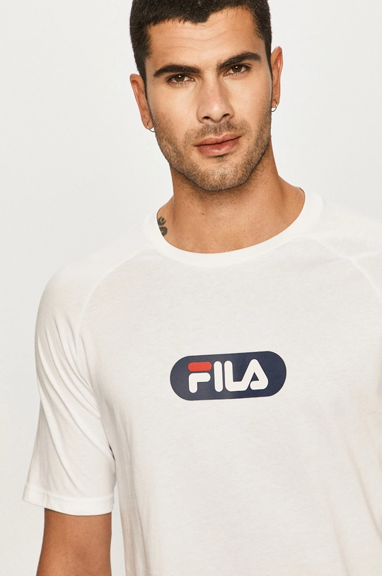 biały Fila - T-shirt