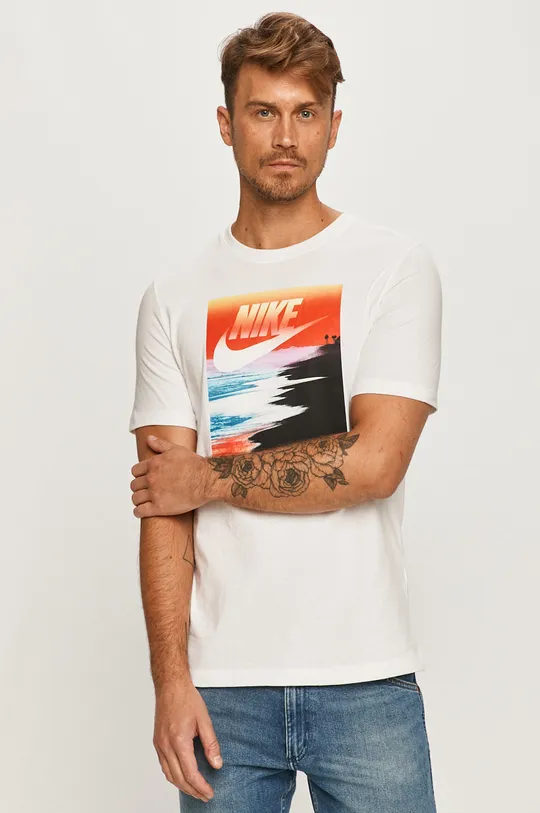 biela Nike Sportswear - Tričko Pánsky