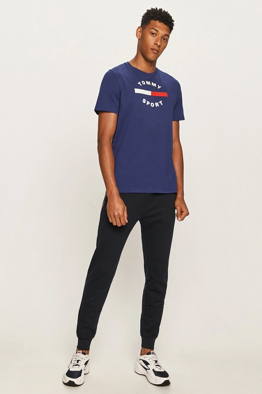 Tommy Sport - T-shirt granatowy