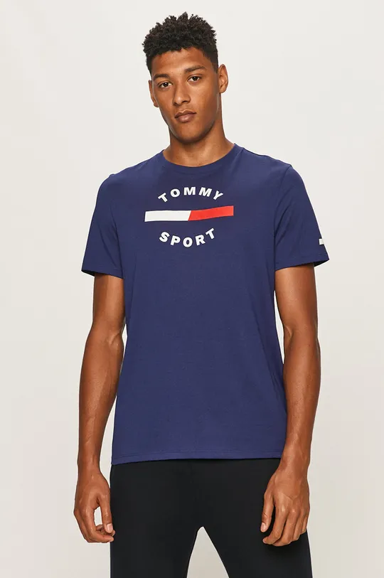 sötétkék Tommy Sport - T-shirt