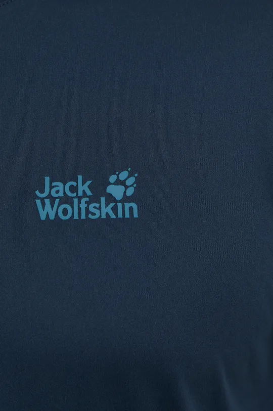 granatowy Jack Wolfskin t-shirt sportowy Tech