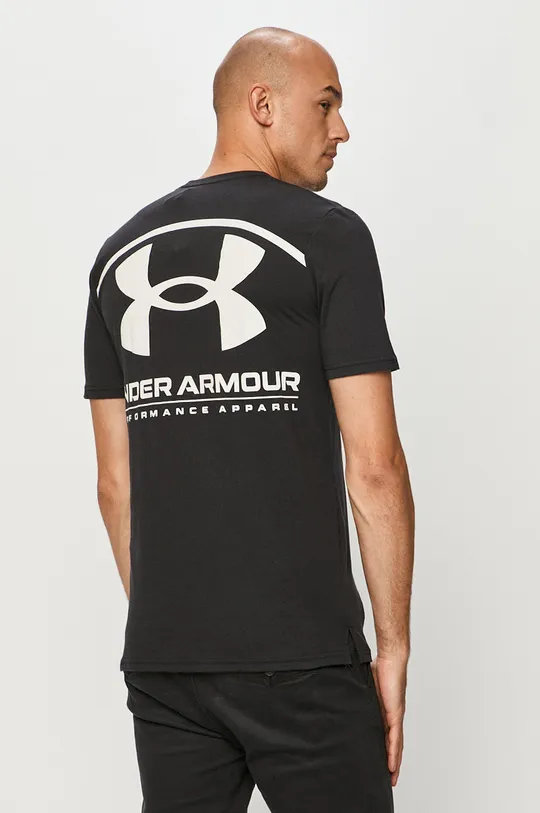 czarny Under Armour - T-shirt 1357174.001 Męski