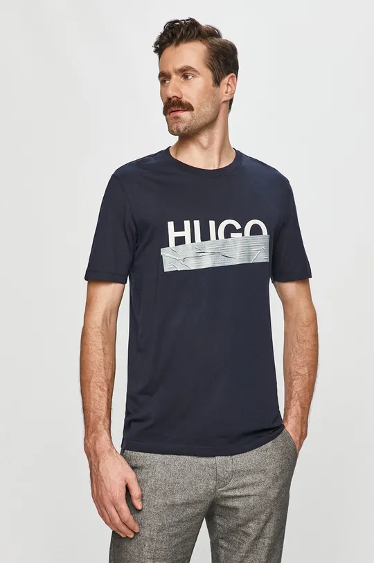 sötétkék Hugo - T-shirt Férfi