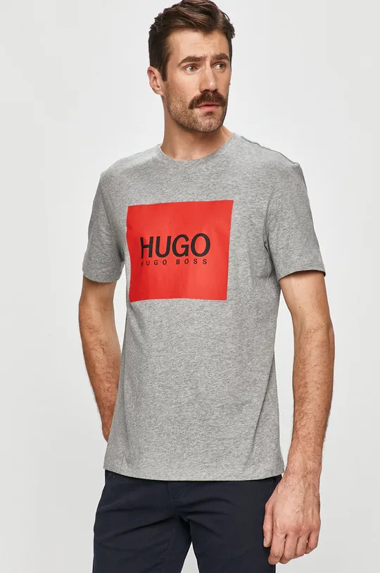 sivá Hugo - Tričko Pánsky