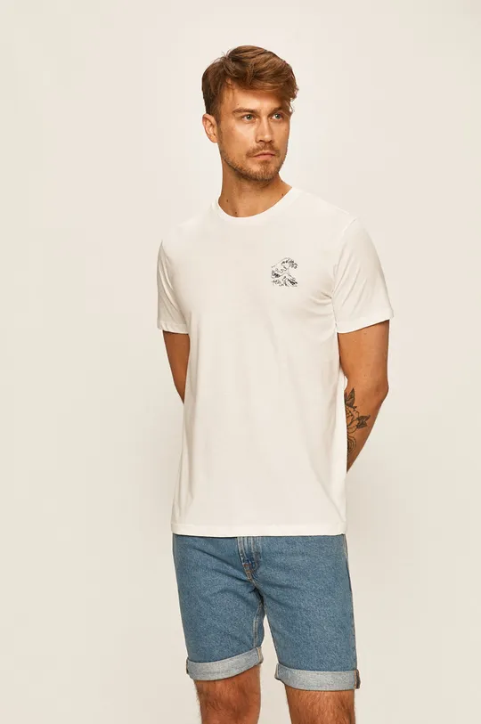 fehér Selected - T-shirt Férfi