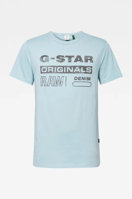 niebieski G-Star Raw - T-shirt D17105.336.A491