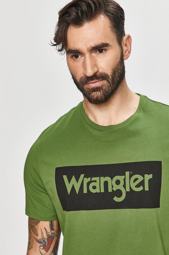 jasny oliwkowy Wrangler - T-shirt