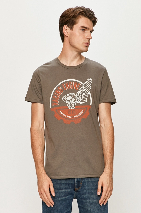 Produkt by Jack & Jones - Tricou print gri 12175918