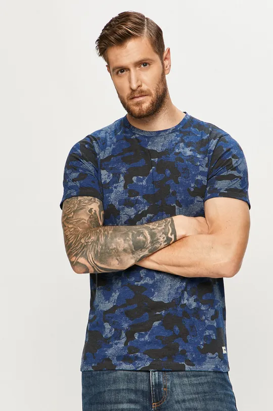 modrá Produkt by Jack & Jones - Tričko Pánsky