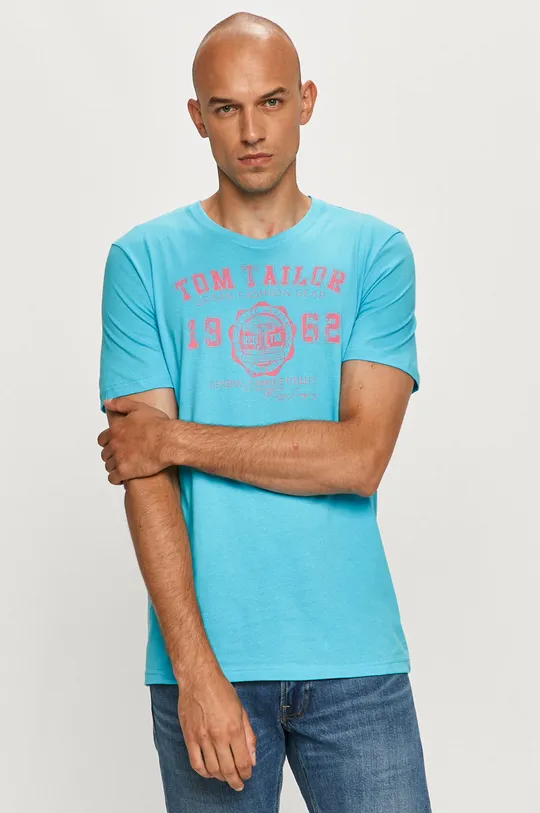 kék Tom Tailor Denim - T-shirt Férfi