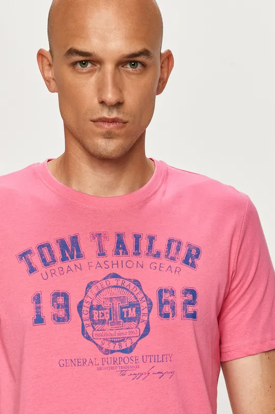 rózsaszín Tom Tailor Denim - T-shirt
