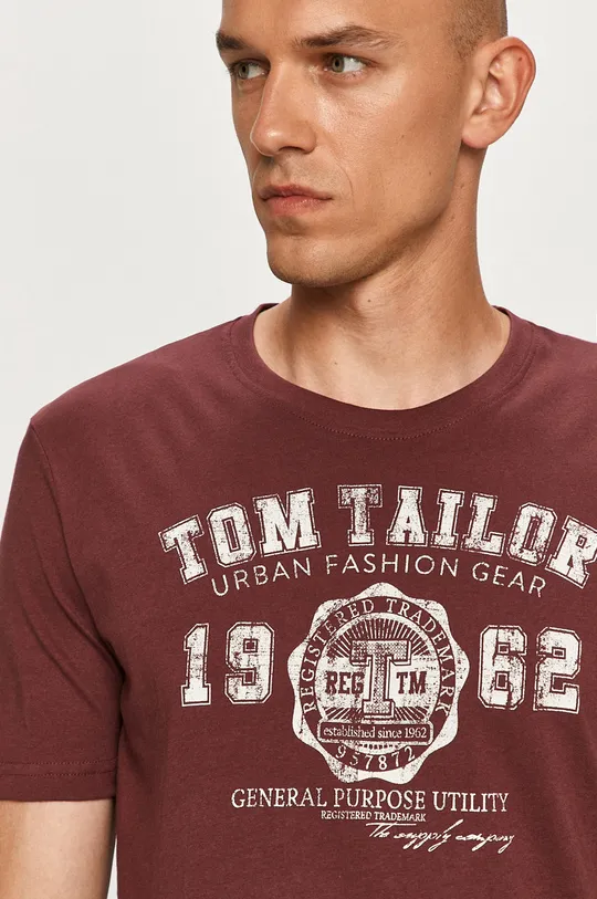 burgundské Tom Tailor Denim - Tričko
