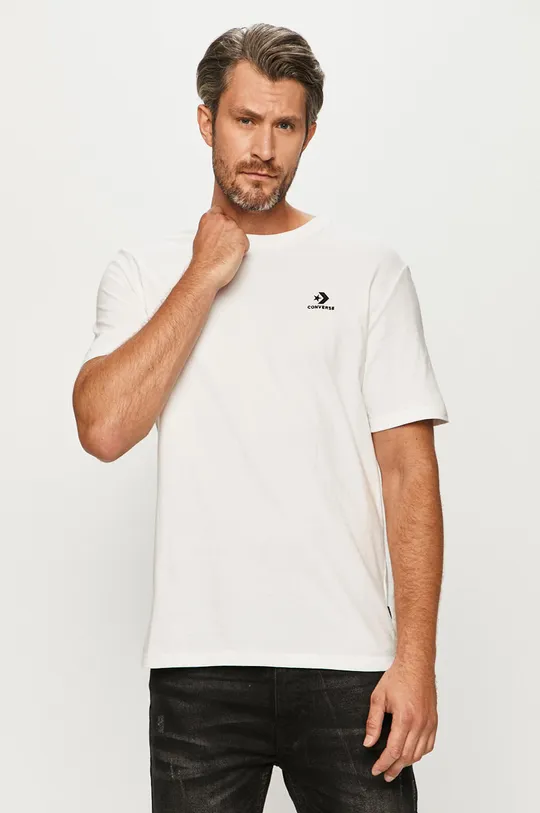 biały Converse - T-shirt Męski