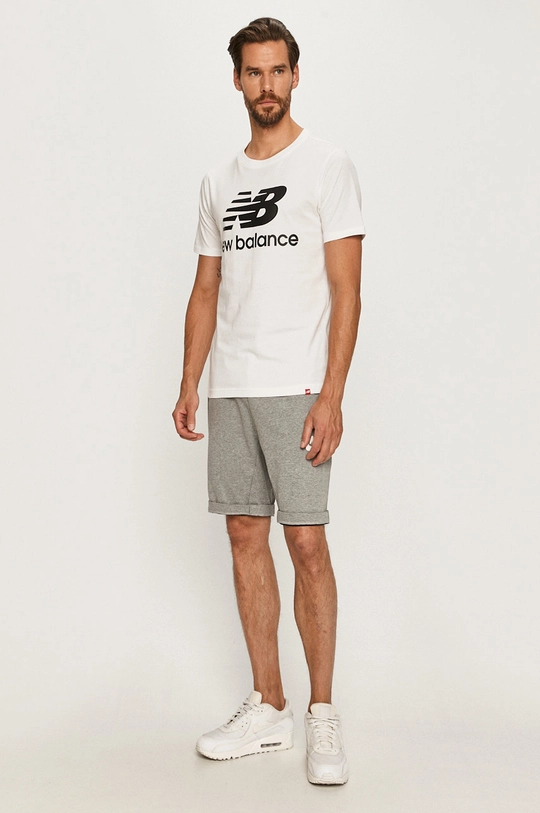 New Balance - T-shirt MT01575WT fehér