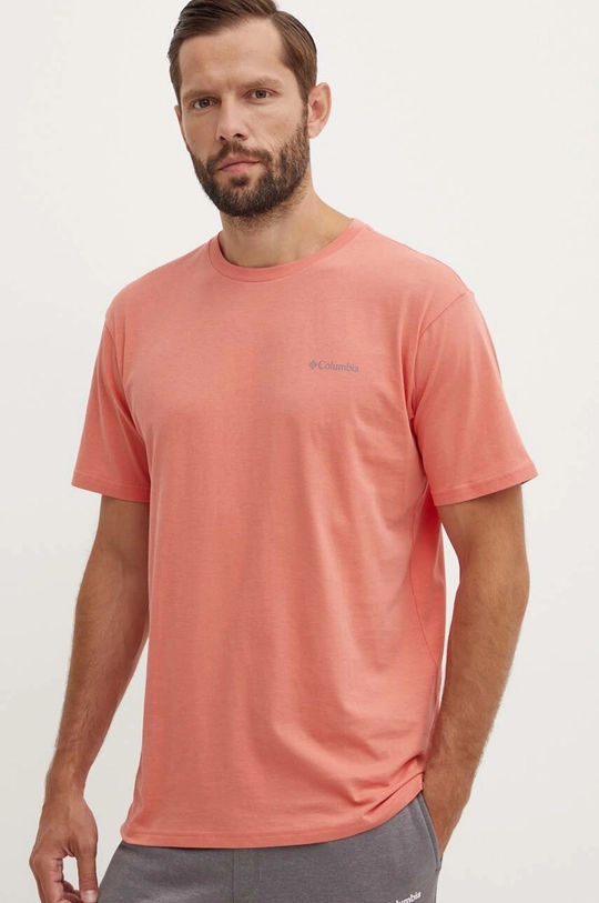 Columbia cotton t-shirt North Cascades red