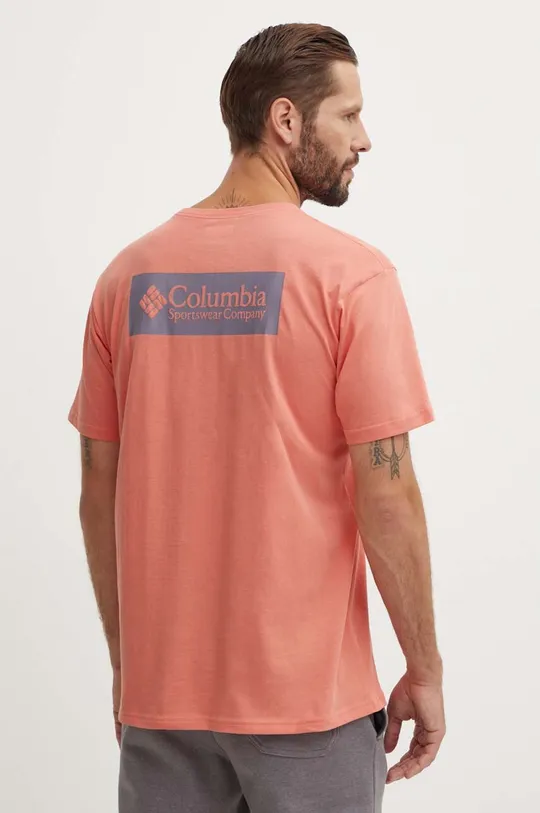 rosso Columbia t-shirt in cotone North Cascades