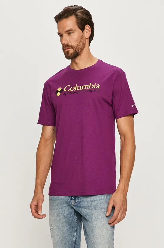 violet Columbia cotton T-shirt North Cascades