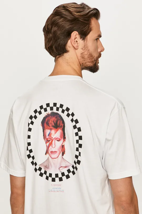 fehér Vans - T-shirt x David Bowie Férfi