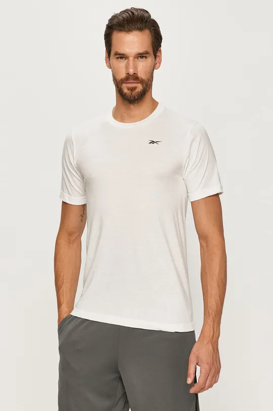 biały Reebok - T-shirt (3-pack) C8185 Męski