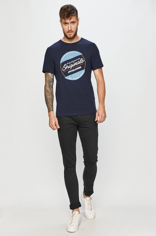 Jack & Jones - T-shirt granatowy