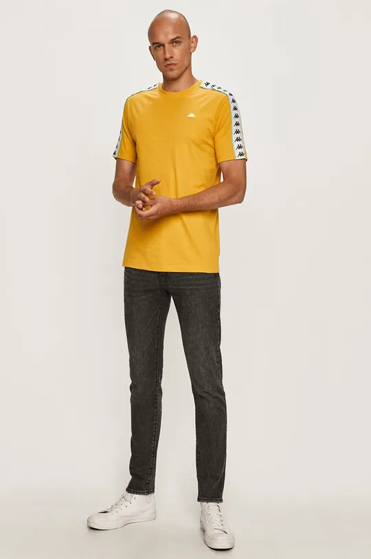 Kappa - T-shirt żółty