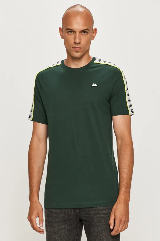 zielony Kappa - T-shirt Męski