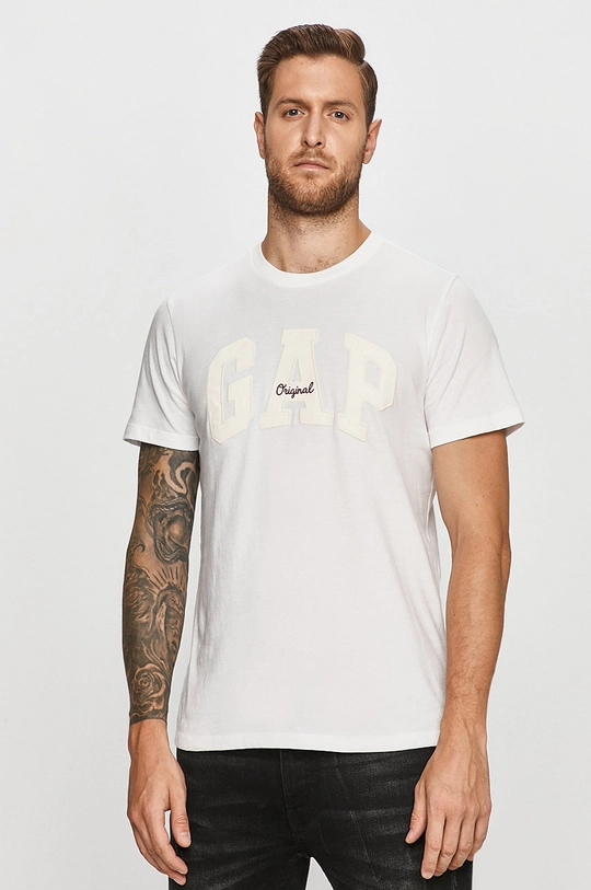 fehér GAP - T-shirt Férfi