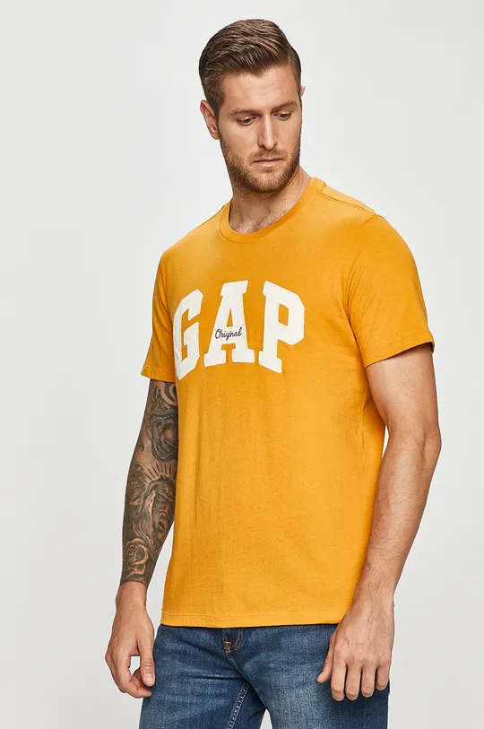 żółty GAP - T-shirt