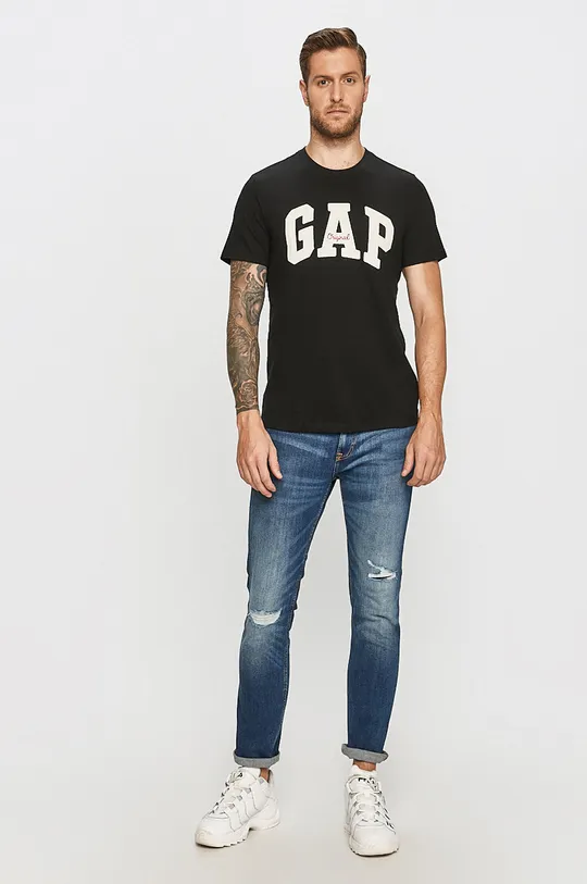 GAP - T-shirt fekete