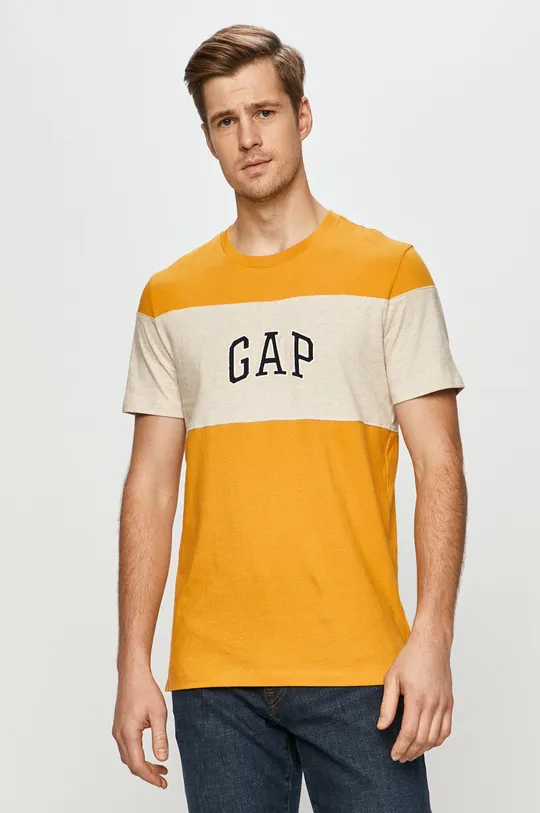 žltá GAP - Tričko Pánsky