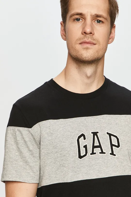 czarny GAP - T-shirt Męski