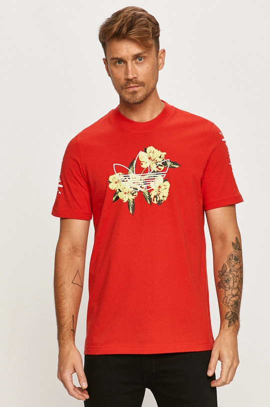 piros adidas Originals - T-shirt GJ7771 Férfi