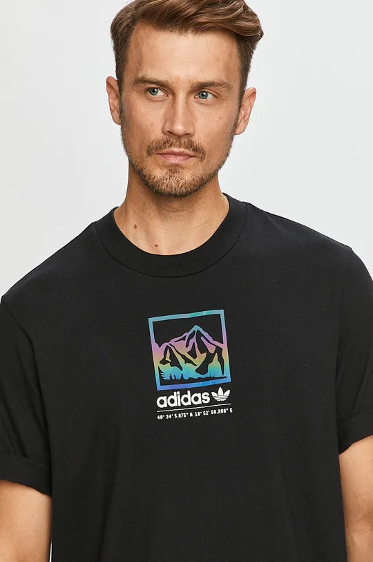 czarny adidas Originals - T-shirt GP1115