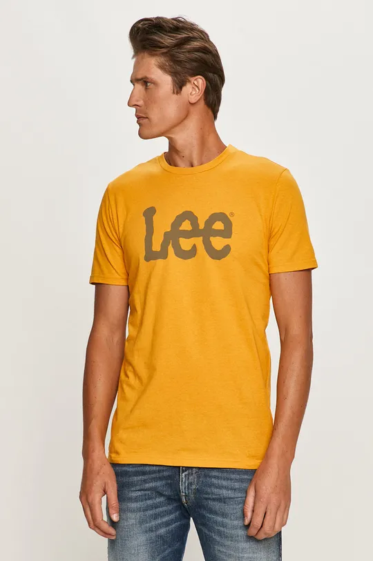 žltá Lee - Tričko Pánsky
