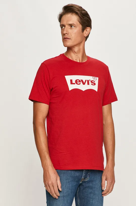 piros Levi's - T-shirt Férfi