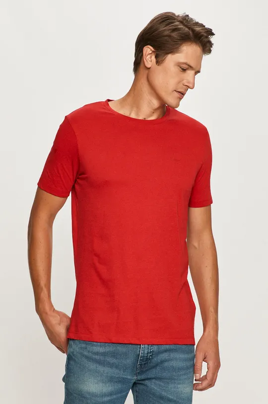piros Hugo - T-shirt Férfi