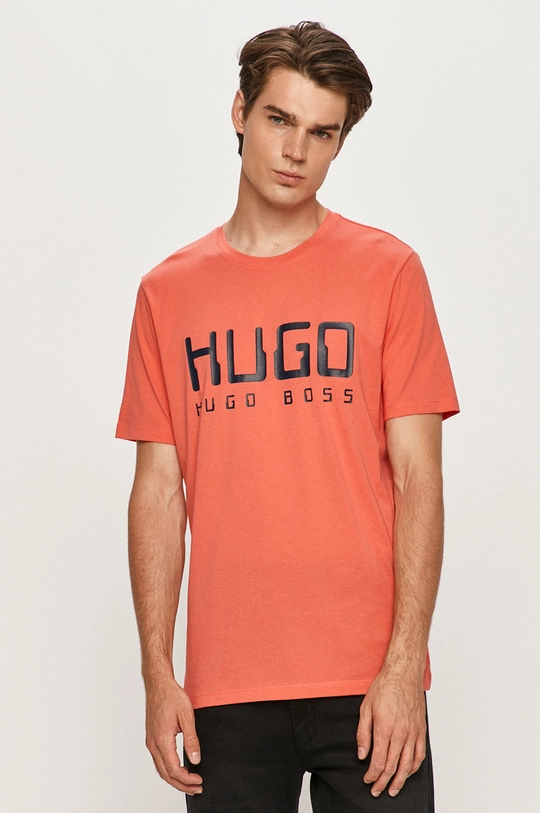 pomarańczowy Hugo - T-shirt 50430758 Męski