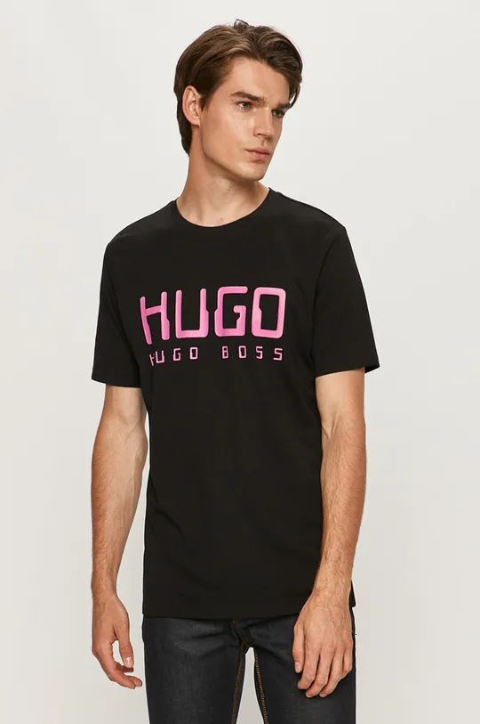 čierna Hugo - Tričko Pánsky
