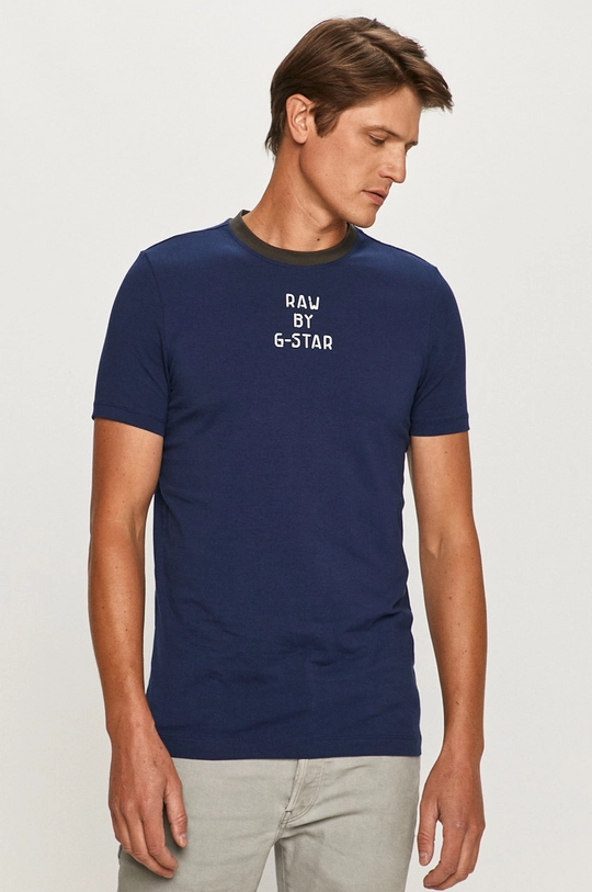 tmavomodrá G-Star Raw - Tričko Pánsky