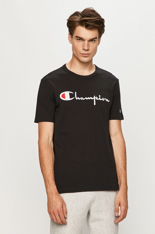 fekete Champion - T-shirt 210972. Férfi