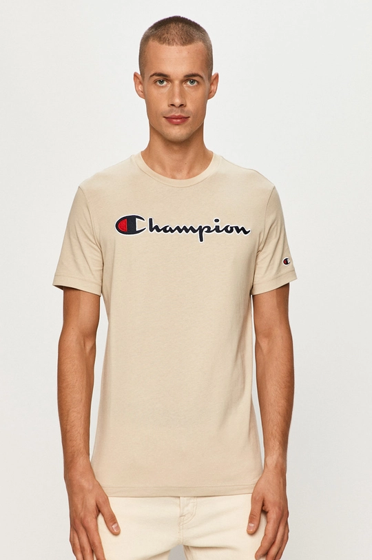 beżowy Champion - T-shirt 214726 Męski