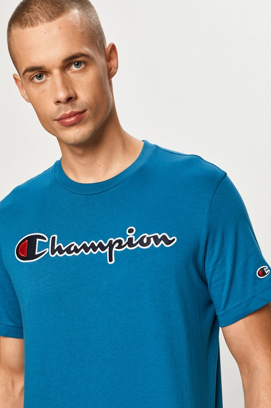 niebieski Champion - T-shirt 214726 Męski