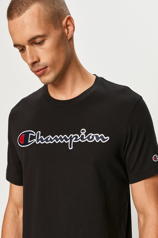 czarny Champion - T-shirt 214726 Męski