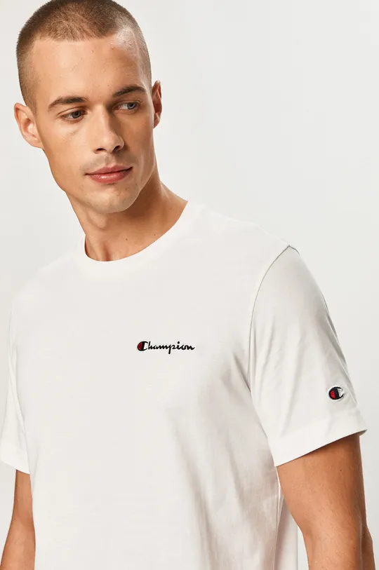 fehér Champion - T-shirt 214727 Férfi