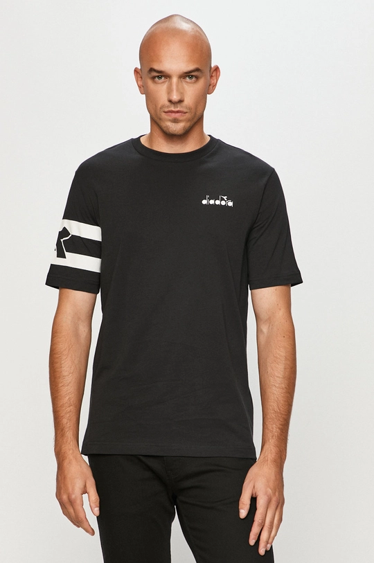 czarny Diadora - T-shirt