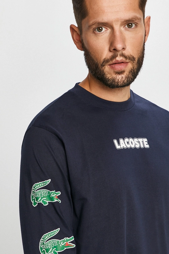 granatowy Lacoste - Longsleeve TH1520 Męski