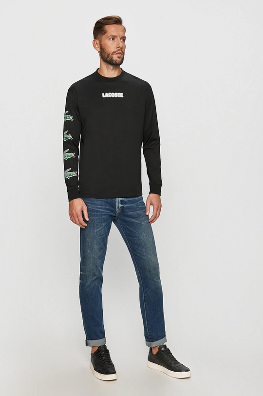 Lacoste - Longsleeve TH1520 czarny